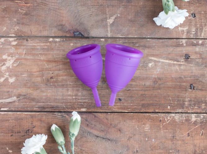 menses cup violet